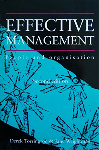 Beispielbild fr Effective Management: People and Organisation: People and Organization zum Verkauf von Reuseabook