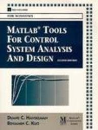 Stock image for Matlab Tools for Control System Analysis and Design/Book and Disk (The Matlab Curriculum) for sale by HPB-Red