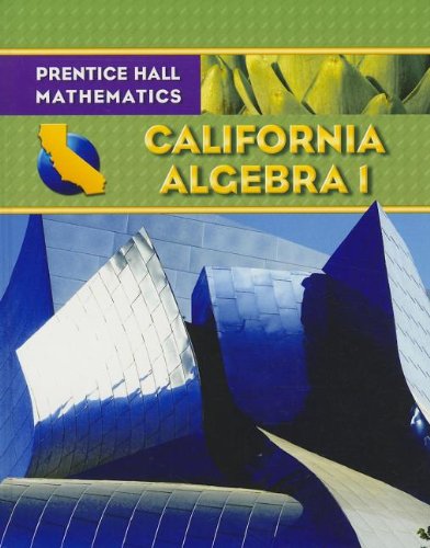 Stock image for California Algebra 1 for sale by Better World Books: West