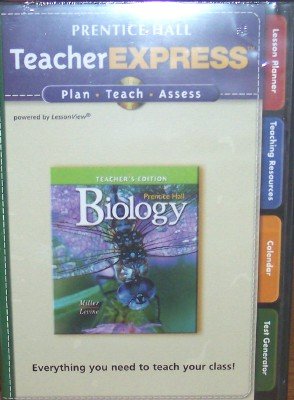 

Biology: TeacherExpress (Prentice Hall) (Teacher's Edition; Plan, Teach, Assess)
