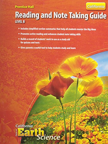 Imagen de archivo de Focus on Earth Science Reading and Note Taking Guide Level B California Edition a la venta por HPB-Red