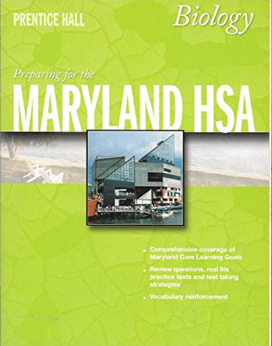 Beispielbild fr Preparing for the Maryland HSA - Biology zum Verkauf von Wonder Book