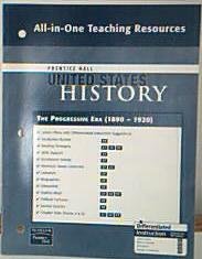 Stock image for Prentice Hall United States History All-in-One Teaching Resources The Progressive Era. (1890-1920). (Paperback) for sale by SecondSale