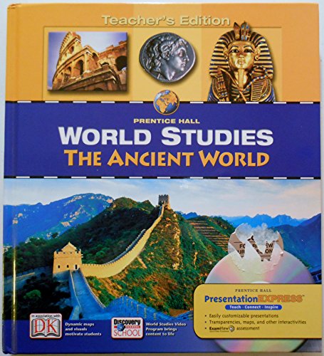 Stock image for Prentice Hall World Studies: The Ancient World, Teacher's Edition for sale by Allied Book Company Inc.