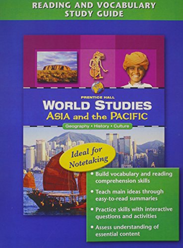 Stock image for WORLD STUDIES ASIA AND THE PACIFIC READING AND VOCABULARY STUDY GUIDE 2008C for sale by Allied Book Company Inc.