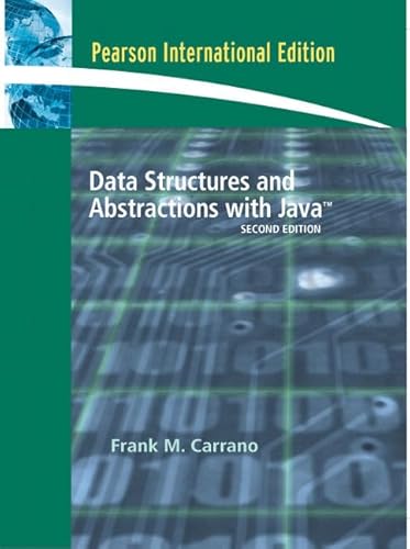 Imagen de archivo de Data Structures & Abstractions With Java a la venta por ThriftBooks-Atlanta