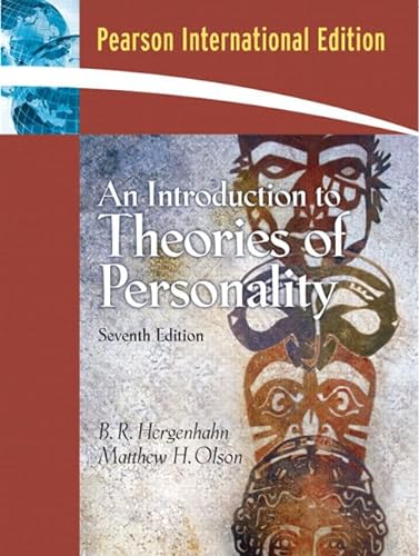 Imagen de archivo de Introduction to Theories of Personality a la venta por Better World Books