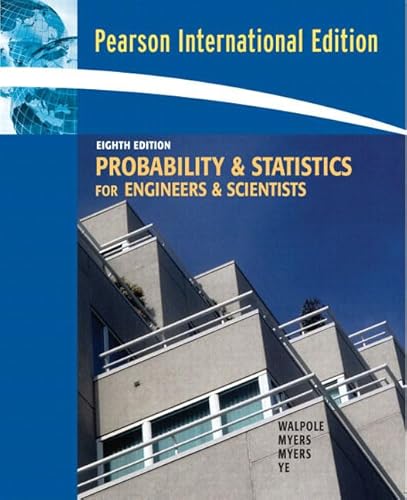 9780132047678: Probability & Statistics for Engineers & Scientists: International Edition