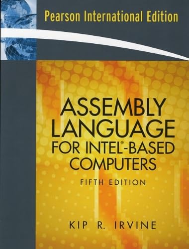 Stock image for Assembly Language For Intel Based Computers for sale by Seattle Goodwill