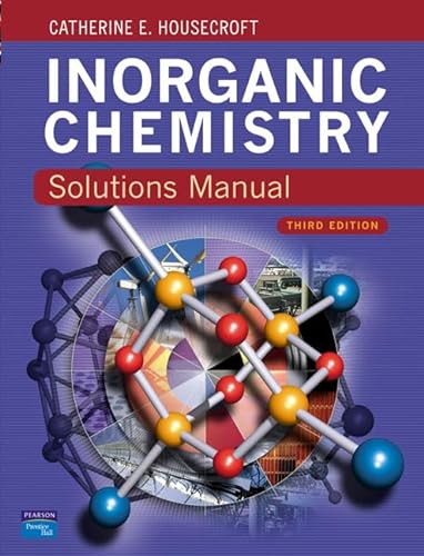 9780132048491: Solutions Manual Inorganic Chemistry 3e