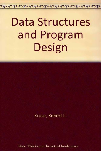 Stock image for Data Structures and Program Design for sale by Plato's Bookshop