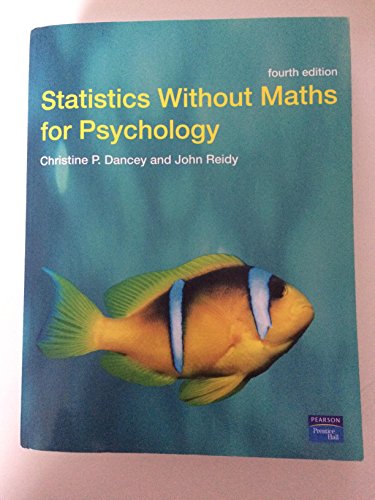 Imagen de archivo de Statistics Without Maths for Psychology: Using Spss for Windows a la venta por MusicMagpie