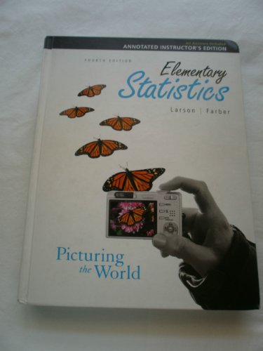 Beispielbild fr Elementary Statistics : Picturing the World zum Verkauf von ThriftBooks-Atlanta