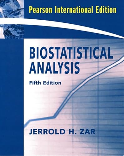 Stock image for Biostatistical Analysis: International Edition for sale by Phatpocket Limited