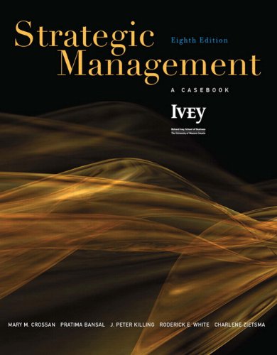 Imagen de archivo de Strategic Management: A Casebook a la venta por ThriftBooks-Atlanta