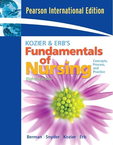 Beispielbild fr Kozier & Erb's Fundamentals of NursinBerman, Audrey T.; Snyder, Shirl zum Verkauf von Iridium_Books