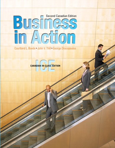 Stock image for Business in Action, Second Canadian Edition, In-Class Edition (2nd Edition) for sale by Starx Products