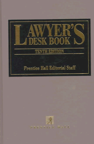 Stock image for Lawyer's Desk Book (10th ed) for sale by Wonder Book