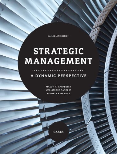 9780132068628: Strategic Management: A Dynamic Perspective - Cases, Canadian Edition