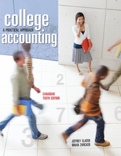 Stock image for College Accounting: A Practical Approach, Tenth Canadian Edition (10th Edition) for sale by ThriftBooks-Atlanta