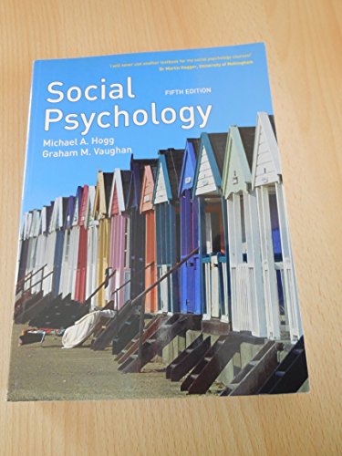 Stock image for Social Psychology for sale by HPB-Red