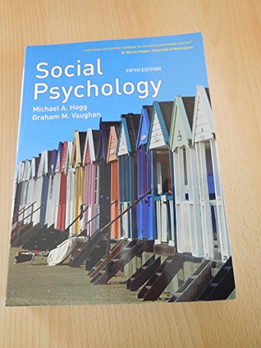 Stock image for Social Psychology for sale by AwesomeBooks
