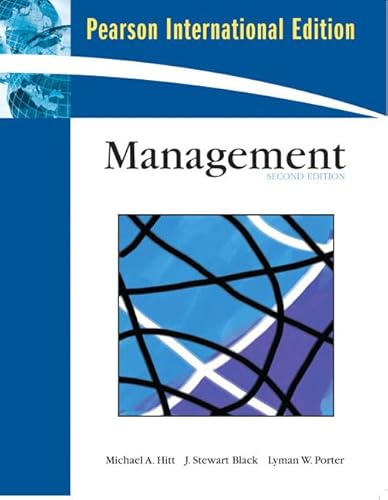 Management: International Edition - Hitt Michael, A., Stewart Black und W. Porter Lyman