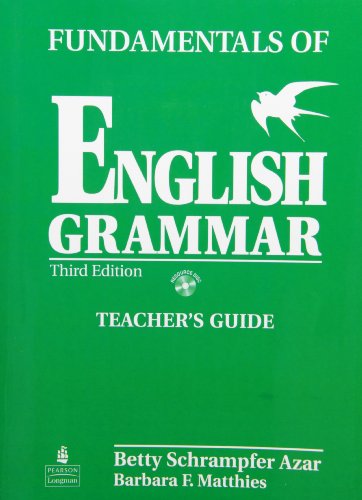 9780132074599: Fundamentals of English Grammar Teachers Guide (+CD)
