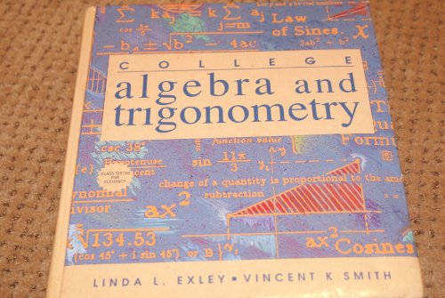 Imagen de archivo de Algebra and Trigonometry Class Test a la venta por Better World Books