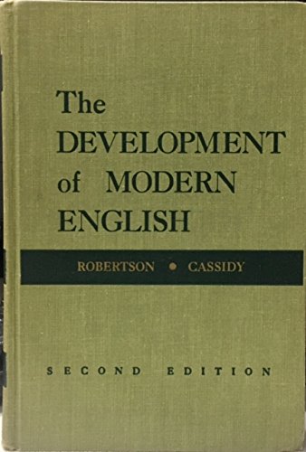 Beispielbild fr Development of Modern English zum Verkauf von Better World Books