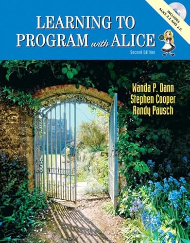 Imagen de archivo de Learning to Program with Alice a la venta por Better World Books