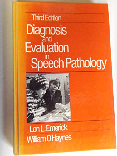 Stock image for Diagnosis and Evaluation in Speech Pathology for sale by HPB-Red