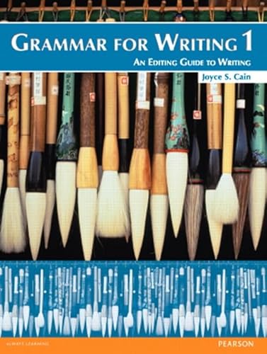 Stock image for Grammar for Writing 1 for sale by BooksRun