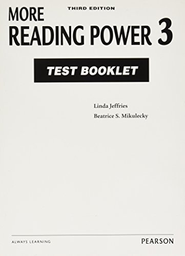 Imagen de archivo de Reading power 3 3e test booklet a la venta por ThriftBooks-Dallas