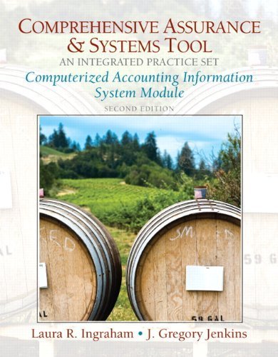 Computerized Practice Set for Comprehensive Assurance & Systems Tool (CAST)-Integrated Practice Set - Ingraham, Laura R., Jenkins, J. Gregory