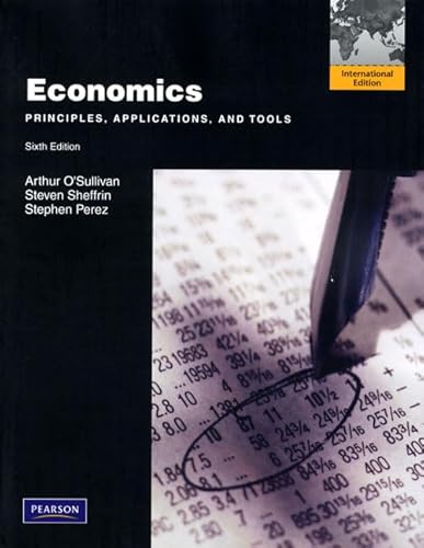 Beispielbild fr Economics: Principles, Applications and Tools zum Verkauf von medimops