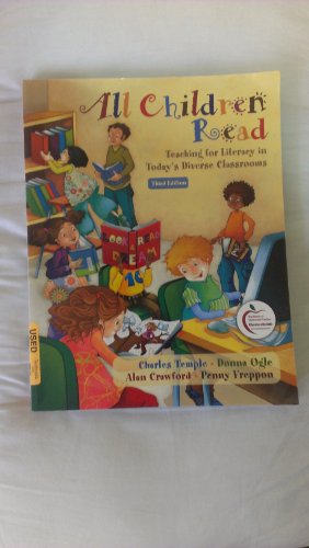 Imagen de archivo de All Children Read : Teaching for Literacy in Today's Diverse Classrooms a la venta por Better World Books