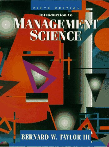 Stock image for Introduction to Management Science for sale by Wonder Book