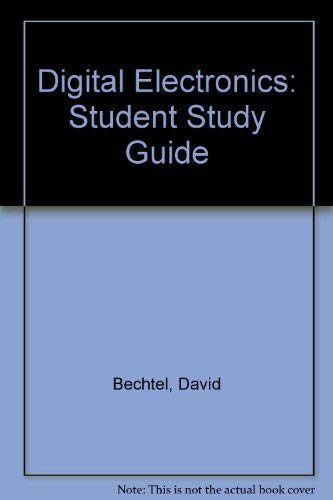 Imagen de archivo de Digital Electronics, Student Study Guide a la venta por Virginia Martin, aka bookwitch