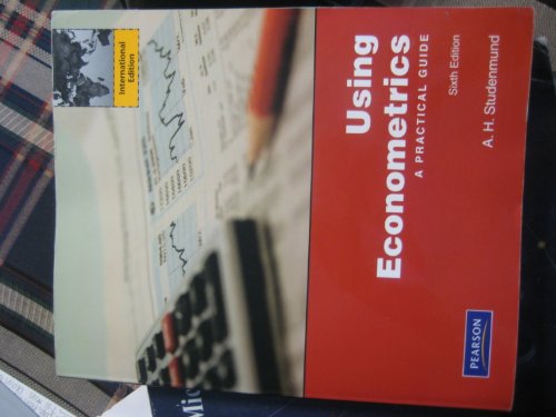 9780132108577: Using Econometrics / Eviews 6: A Practical Guide