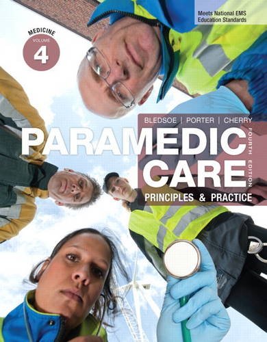 Beispielbild fr Paramedic Care: Principles & Practice, Volume 4: Medicine (4th Edition) zum Verkauf von Wonder Book
