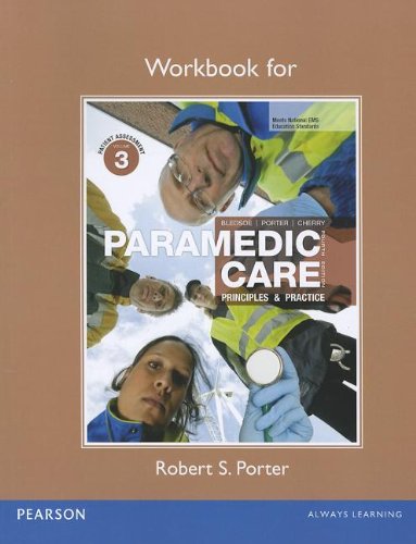 Imagen de archivo de Workbook for Paramedic Care Vol. 3 : Principles and Practice a la venta por Better World Books