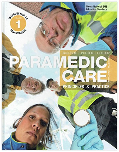 Beispielbild fr Paramedic Care: Principles & Practice, Vol. 1: Introduction to Paramedicine zum Verkauf von SecondSale