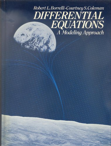 9780132115339: Differential Equations: A Modeling Approach