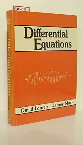 Imagen de archivo de Differential Equations a la venta por Hawking Books