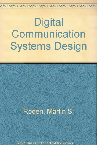 Imagen de archivo de Digital Communication Systems Design a la venta por Phatpocket Limited