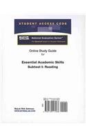 9780132117968: Access Code Card for the Online Tutorial for the National Evaluation Series Essential Academic Skills Subtest I: Reading Test