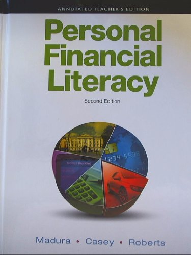 Stock image for Annotated Teacher's Edition For Personal Financial Literacy (2nd Edition) ; 9780132119221 ; 0132119226 for sale by APlus Textbooks