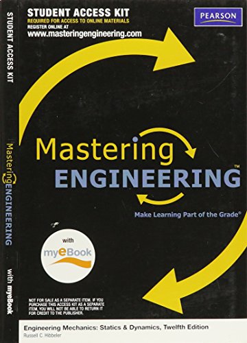 Imagen de archivo de MasteringEngineering with Pearson eText -- Valuepack Access Card -- for Engineering Mechanics a la venta por BooksRun