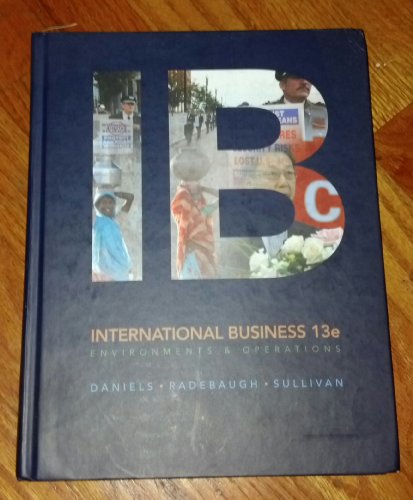 Beispielbild fr International Business (13th Edition) zum Verkauf von BookHolders